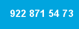 922 871 54 73 922 871 54 73